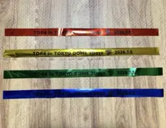 美品】TOP4 東京ドーム 2days 7/4 銀テープ1口 ゴ4本 - メルカリ