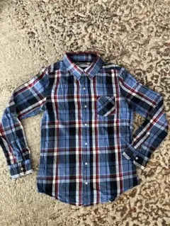 BACK NUMBER チェック柄シャツ 長袖 Small