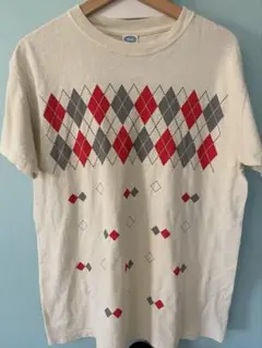 ワンズガーメントアーガイルプリントTシャツのサムネイル