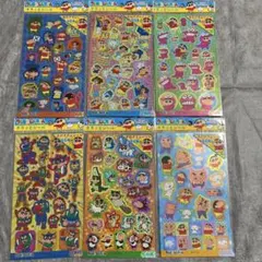 クレヨンしんちゃん キラキラシール 6枚セット