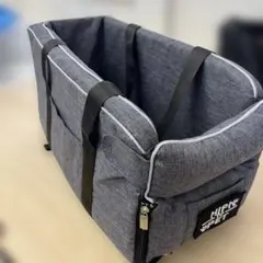 ペットキャリーバッグ グレー 小型犬 猫用