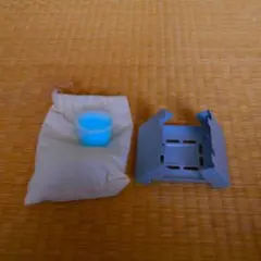 固形燃料　ミニコンロ　スタンド　セット　台　キャンプのサムネイル