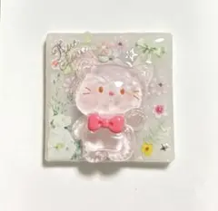再販不可。2点セット♡うさぎ＆ねこ☆レジンヘアゴムブローチ - メルカリ