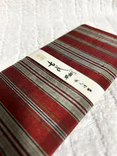 民芸　つむぎ織　高級銘織　長財布