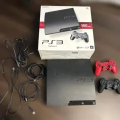 PS3本体 160GB CECH-3000A コントローラー2つジャンク品