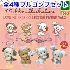 ミッコ イラストレーション ラブフレンズ Vol.2 全4種フルコンプセット