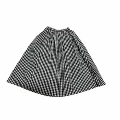 GU ロングスカート　チェック柄