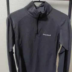 mont-bell ハーフジップトップス ダークグレー