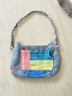 カラフルポケットの猫ポーチa-7【選べる猫ちゃん付き】バッグチャーム