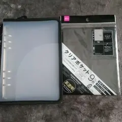 A5サイズ 6穴バインダー用 クリアポケット 9枚入り - メルカリ