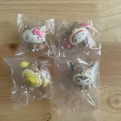 サンリオこいぬいぬの大行進　4点セット　マイメロ　キティ　ポムポムプリン　クロミ