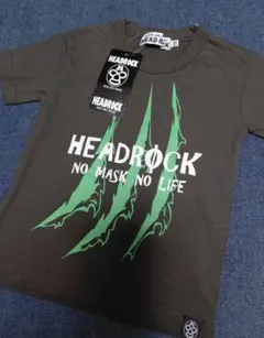HEADROCK Tシャツ 100cm ダークグレー【新品タグ付】のサムネイル