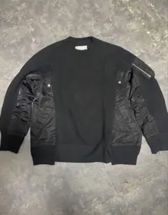 sacai SCM-032 黒 スウェット 1サイズ