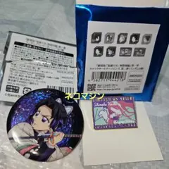 劇場版 鬼滅の刃 胡蝶しのぶ 缶バッジ&モチーフピンズ２点 無限城編 第一章