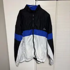 ❣️phiten ウインドブレーカーLサイズ アクアチタン加工 黒×青 
