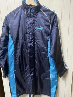 PUMA ウィンドブレーカー ネイビー/ブルー 160ベンチコート