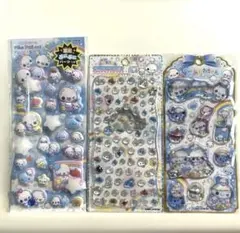 ぷくぷくあわわちゃん　ウォーターシール　ジュエルプチドロップ　ピカプニシール