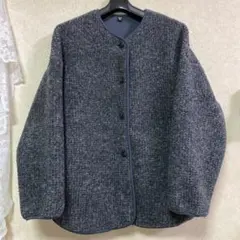 美品　ユニクロ　ボアフリースリラックスカーディガン　XL