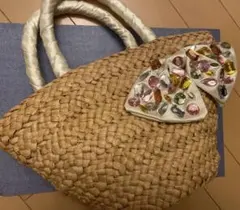 カシェリエ　ビジューつきカゴバッグのサムネイル