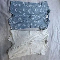 H&M クジラ柄ロンパース 2点セット　サイズ60