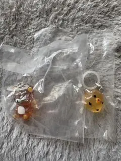 リラックマ クリアマスコットチャーム　めじるしアクセサリー