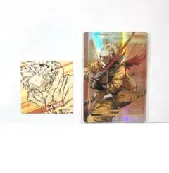①j.僕のヒーローアカデミア 原画展 コレクションカード ホークス ステッカー