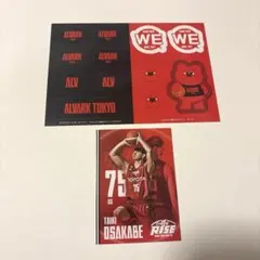 ALVARK TOKYO アルバルク東京　小酒部泰暉選手　ファングッズセット2点