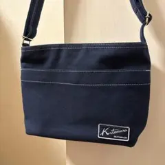 キタムラ kitamura ショルダーバッグ キャンバス ネイビー