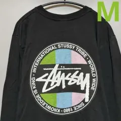 stussy ステューシー　ロングスリーブTシャツ　長袖　黒　ブラック