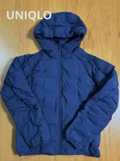 ユニクロ パフテックパーカー ネイビー ダウンジャケット