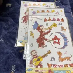 おさるのジョージ ステッカーセット