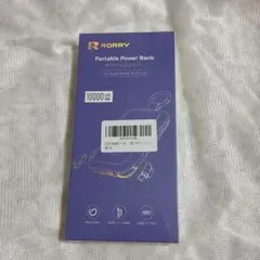 RORRY 10000mAh 3in1充電器 新品未開封 色:パープル