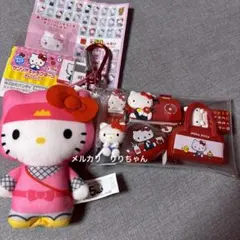 【匿名配送】ガチャ詰めポーチ　キティ