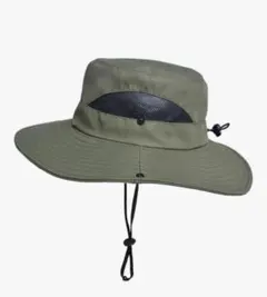 アウトドアハット UVカット メッシュ素材 2way折りたたみ　男女兼用