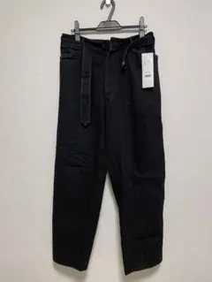 COMOLI 23AW ベルテッドデニム ブラック コモリ