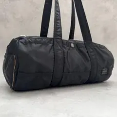 ✨美品✨PORTER タンカー ボストンバッグ ドラム型 ブラック 希少サイズ
