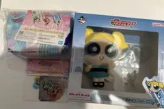 パワーパフガールズ　一番くじ　バブルス ポーチ　ステッカー