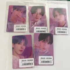 TXT SWEET ユニバ ラキドロ トレカ 5枚セット