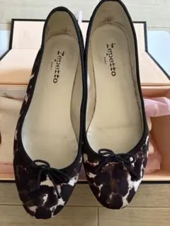 Repetto レペット バレエシューズ レオパード柄 - メルカリ