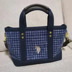 U.S. POLO ASSN. 2WAY トートバッグ ネイビー