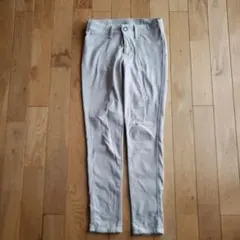 パンツ　ズボン　ライトグレー スキニーパンツ　SOMETHING　EDWIN