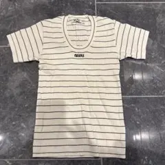 GROVE ストライプ 半袖ニット
