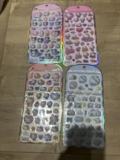 ハローキティ サンリオ コットンパフィ　各種4個