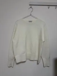 グリーンレーベル　ニット　白