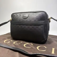 美品　GUCCI ヴィンテージ マイクロGG ショルダーバッグ レザー PVCのサムネイル