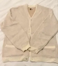 タウンクラフト　カーディガン／ホワイト