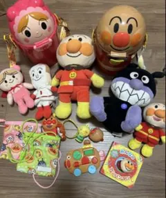 アンパンマン ぬいぐるみと玩具セット