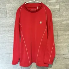 TaylorMade ゴルフウェア メンズ 長袖シャツ レッド L