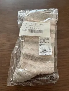 リネンコットンジャガード ソックス 22-24cm