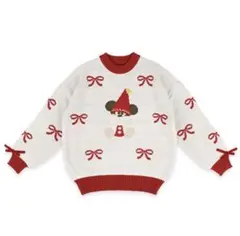 【新品タグ付】ディズニー クリスマス リルリンリン セーター 2025